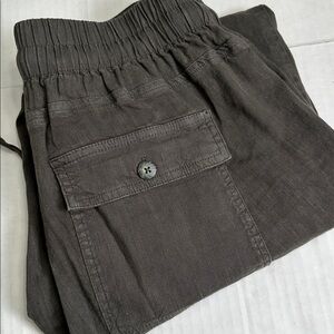 Kut From The Kloth Linen Blend Straight Leg Ankle Pant Womens XS Coastal